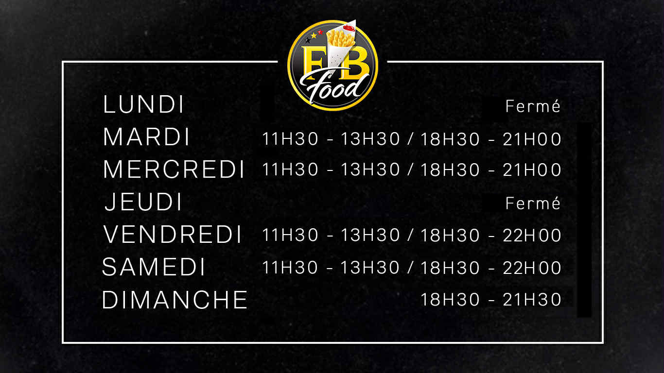 Horaires de FB Food